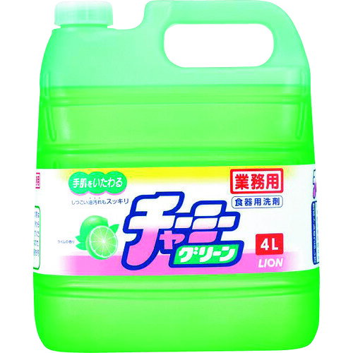【あす楽対応・送料無料】ライオン　業務用チャーミーグリーン4L