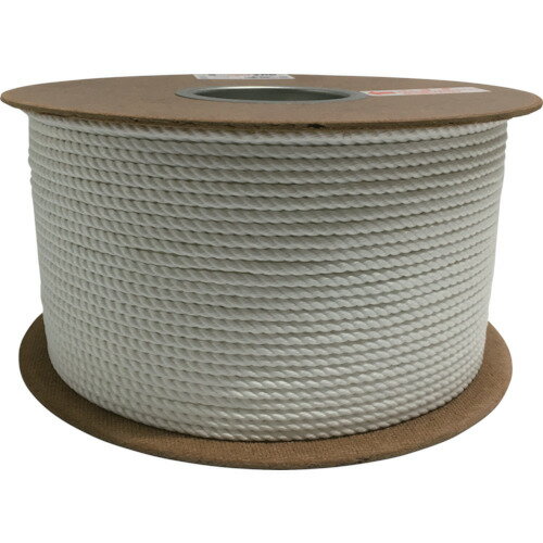 【あす楽対応・送料無料】ユタカメイク　ビニロンロープドラム巻　5φ×200m