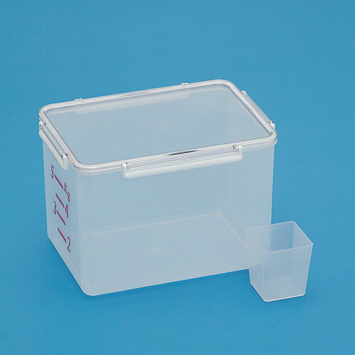 【あす楽対応・送料無料】蝶プラ　米びつ　5kg