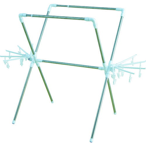 【あす楽対応・送料無料】IRIS　528579　簡単組み立て万能物干し