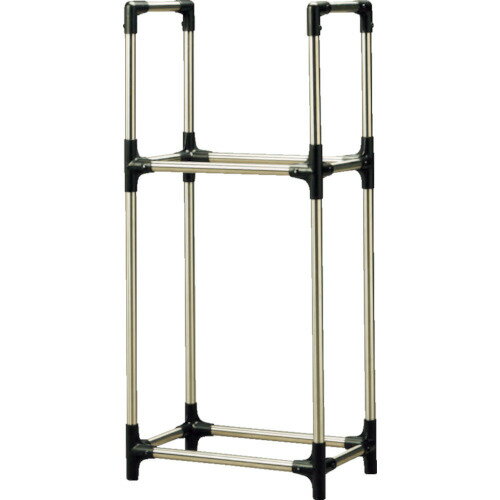 【あす楽対応・送料無料】IRIS　204563　ステンレス製タイヤラックRV車用　ブラック／グレー(4)