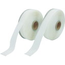 【あす楽対応・送料無料】Shinwa マジクロボンド オス 強粘着付 25mm×5m 白(3)