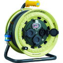 【あす楽対応・送料無料】ハタヤ 屋外用 サンタイガーレインボーリール 単相100V 30m アース・ブレーカー付