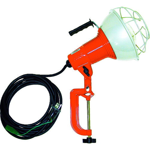【あす楽対応・送料無料】ハタヤ　防雨型作業灯　リフレクターランプ500W　100V接地付5m　バイス付