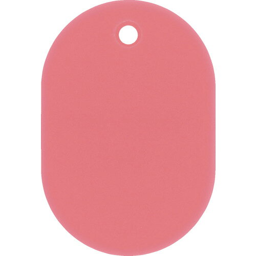 Rakuten - 【あす楽対応・送料無料】緑十字　小判札（無地札）　ピンク　60×40mm　スチロール樹脂