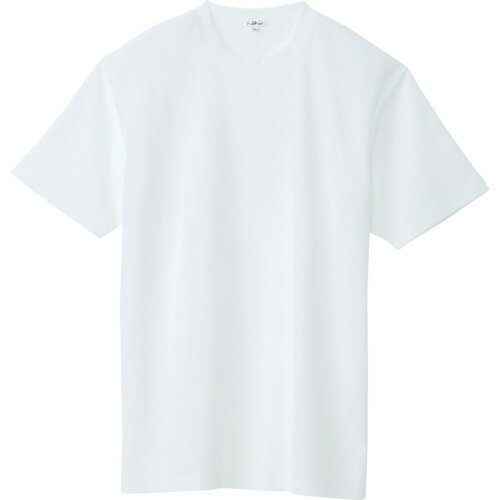 【あす楽対応・送料無料】アイトス　吸汗速乾クールコンフォート　半袖Tシャツ男女兼用　ホワイト　L