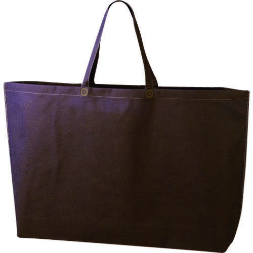 【あす楽対応・送料無料】エーワン　シンプルトート　特大　ダークブラウン