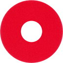 【あす楽対応・送料無料】アマノ　自動床面洗浄機EG用パッド赤　17インチ 5枚セット