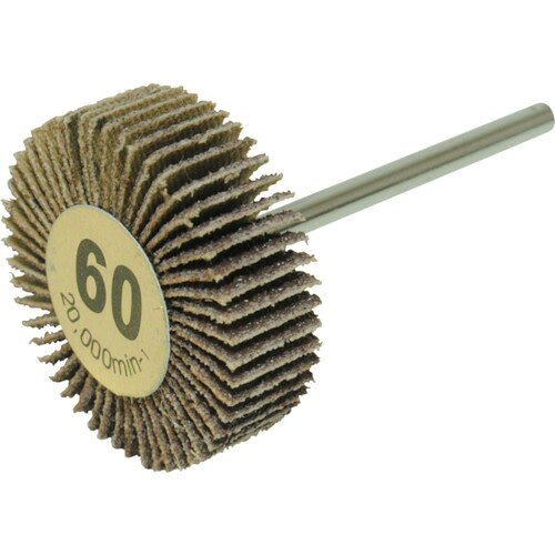 【あす楽対応・送料無料】ヤナセ　軸付フラップホイール　30x10x3　＃60 10本セット