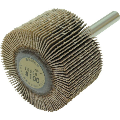 【あす楽対応・送料無料】ヤナセ　軸付フラップホイール（100） 10個セット