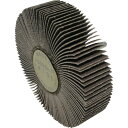 【あす楽対応・送料無料】ヤナセ 軸付フラップホイール 100x25x6 #100 5本セット
