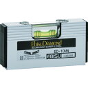 【あす楽対応・送料無料】エビスダイヤモンド 磁石付レベル(シルバー) 100mm