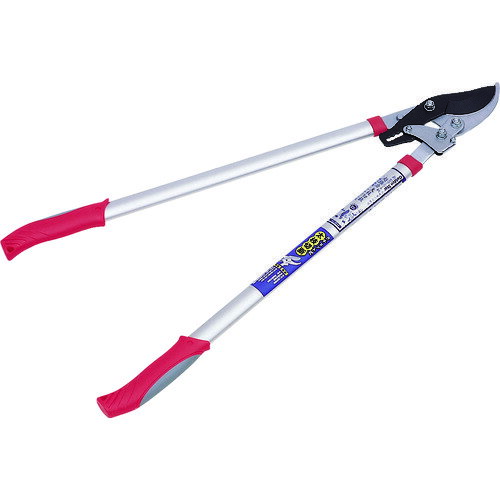 【あす楽対応・送料無料】GS　新型アルミ柄超強力太枝切鋏（ラチェット式）