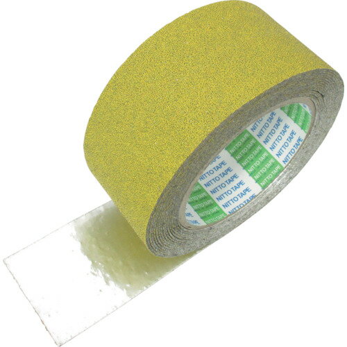 【あす楽対応・送料無料】日東　アンチスキッドテープ（屋外用）　AS−127　凹凸面用　1．0mm×50mm×5m　イエロー