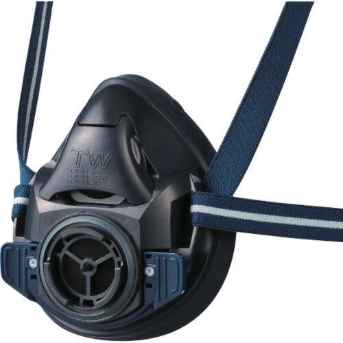 【あす楽対応・送料無料】シゲマツ　防じん・防毒マスク　TW01SC　ブラック　L