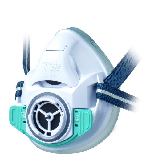 【あす楽対応・送料無料】シゲマツ　防じん・防毒マスク　TW01SC　ホワイト　L