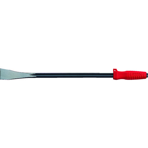 モクバ印　ミニテコ　45mm巾×500mm（ブリスターパック入り）JAN：4960408010338メーカー：（株）小山刃物製作所 / ブランド：モクバ印 / 原産国：日本特長●完全熱処理しています。●安全ロープ取り付け穴付です。●刃部は幅広で薄く、すき間に食い込みます。用途●敷石、舗石の施工作業に。●床板、ベニヤ板、壁用ボード、新建材の取り外し作業に。●古いペンキ削りや、サビ落とし等のスクレーパー作業に。●敷石、舗石の施工作業に。仕様●刃幅(mm)：45●全長(mm)：500材質／仕上●機械構造用炭素鋼