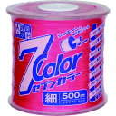 【あす楽対応・送料無料】たくみ　7COLOR　細　ピンク　500M