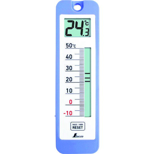 【あす楽対応・送料無料】シンワ　デジタル温度計　D−10　最高・最低　防水型