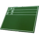 【あす楽対応・送料無料】シンワ 黒板木製折畳式OD45x60cm「工事名・工種・測点」横