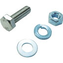 【あす楽対応・送料無料】ダイドーハント 6角ボルト ニッケル M6×20mm (2組入)