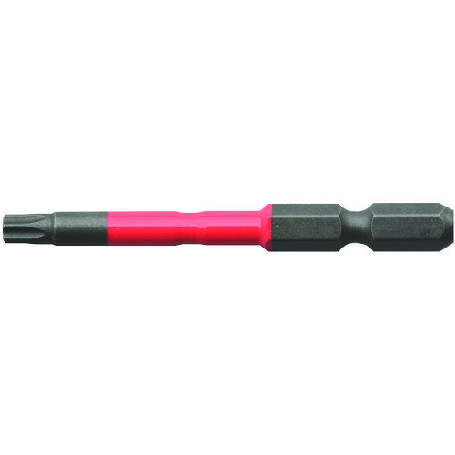 アネックス　片頭ドライバービット（ヘックスローブタイプ）　1本組　穴なし　T25×全長65mmJAN：4962485403423メーカー：アネックスツール（株） / ブランド：アネックス / 原産国：日本特長●強度に優れた先端のいじり止め穴なしヘクスローブドライバービットです。●サイズを色で識別できます。●電動ドライバー装着時に塗装部分が邪魔にならない両端部非塗装です。仕様●刃先：T25●全長(mm)：65●シャンク径(mm)：6.35●先端マグネット：なし●色：赤材質／仕上●クロムモリブデンバナジウム鋼
