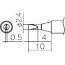 【あす楽対応・送料無料】白光 こて先 2.4D型(4)