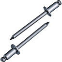 【あす楽対応・送料無料】エビ ブラインドリベット(ステンレス/ステンレス製) 6−4(15本入) エコパック