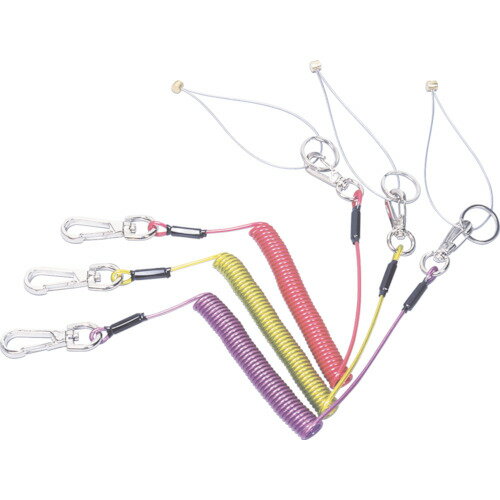 【あす楽対応・送料無料】スーパー　安全ロープ（ステンレスワイヤー芯）蛍光レッド　1kg用