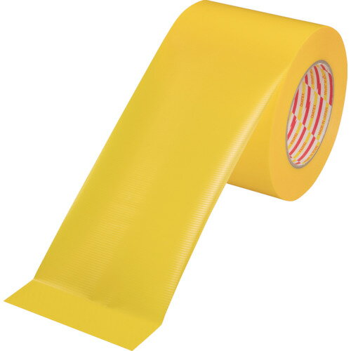 【あす楽対応・送料無料】パイオラン　ラインテープ　100mm×50m　黄