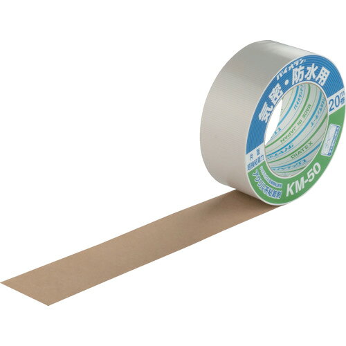 パイオラン　気密防水用テープ　片面タイプ（超強粘着）　50mm×20m　ホワイトJAN：4967529513458メーカー：ダイヤテックス（株） / ブランド：パイオラン / 原産国：日本特長●ノントルエンタイプでシックハウス症候群対応型防水テープです。●アクリル系粘着剤使用につき、透湿防水シートを膨潤させません。用途●断熱材のジョイントに。●枠周りの防水用に。仕様●色：ホワイト●幅(mm)：50●長さ(m)：20●厚さ(mm)：0.24●テープカット条件：手で切断可能●両面/片面：片面●粘着力(N/10mm)：16●引張強度(N/10mm)：70●粘着力(N/25mm)：40●引張強度(N/25mm)：175●使用温度範囲(℃)：80●タイプ：片面●伸び(%)：15●基材：ポリエチレンクロス仕様（詳細）●粘着力：16N/10mm●引張強度：70N/10mm●片面タイプ（剥離紙付）●手で切断可能●剥離紙付材質／仕上●基材:ポリエチレンクロス●粘着剤:アクリル系ご注意●人体には直接貼らないでください。●絶縁用テープではありませんので、電気絶縁用には使用しないでください。