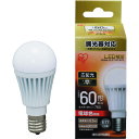 【あす楽対応・送料無料】IRIS LED電球 E17広配光タイプ 調光器対応 60形相当 電球色
