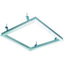 【あす楽対応・送料無料】ダイケン 天井点検口シーリングハッチ 額縁タイプ シルバー 454×454
