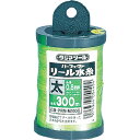 特長●ピンと張った状態で水糸が引き出せます。●芯の内部は｢ダブルリール構造｣になっていて、適度な張りを保ちながら芯のみが回転します。●たるまず、からまず、バラけず、糸戻しも簡単にできます。用途●建築用水糸。●土木、建築、一般測量用。仕様●色：蛍光グリーン●糸長さ(m)：300●線径(mm)：0.8仕様2材質／仕上●糸:ナイロンセット内容／付属品注意●糸に「スレ・キレ・ホツレ」が生じた場合はすぐに新しい糸に交換し、常に安全に作業が行なえるよう心がけて下さい。