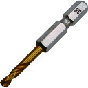 【あす楽対応・送料無料】ミツトモ 2本組 六角軸ショートドリル 3.8mm