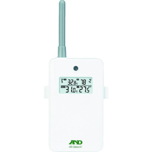 【あす楽対応・送料無料】A&D マルチチャンネルワイヤレス環境温湿度計 子機 AD−5664−01 【あす楽対応・送料無料】A&D マルチチャンネルワイヤレス環境温湿度計 子機 AD−5664−01
