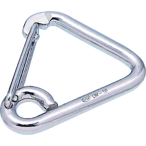 水本　ステンレス　ベルトフック（ベルト用）　線径10mm　長さ101mmJAN：4982970408375メーカー：（株）水本機械製作所 / ブランド：水本 / 原産国：中国特長●幅のあるベルトなど使用できます。用途●ゴムや繊維等のベルト状の平たい物との連結金具として、また端末の金具のジョイントに。仕様●使用荷重(kN)：1.47●D(mm)：10●L(mm)：101●S(mm)：4●W1(mm)：86●W2(mm)：58●d(mm)：14.5材質／仕上●ステンレス(SUS304)ご注意●ロープ状のものを使用すると荷重のかかり方により強度がおちることがあります。ベルトを使用してください。
