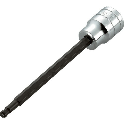 KTC　12．7sq．ロングボールポイントヘキサゴンビットソケット7mmJAN：4989433149141メーカー：京都機械工具（株） / ブランド：KTC / 原産国：日本特長●ビット部は差込式で交換が可能です。●ロングボールポイントタイプです。●差込角側は応力の集中を防ぐパワーフィット形状を採用しています。仕様●差込角(mm)：12.7●対辺寸法(mm)：7●ビット長さ(mm)：99●全長(mm)：132●対辺(mm)：7仕様（詳細）●交換ビット品番：T-07BPL材質／仕上●特殊工具鋼