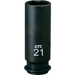【あす楽対応・送料無料】KTC　9．5sq．インパクトレンチ用ソケット（ディープ薄肉）22mm
