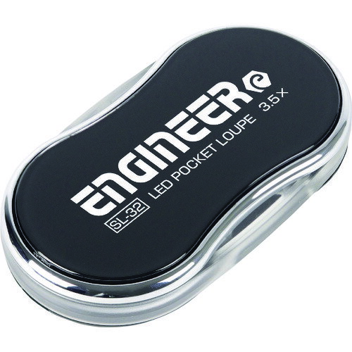 【あす楽対応・送料無料】エンジニア　LEDポケットルーペ