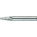 【あす楽対応・送料無料】TRUSCO 超硬バー テーパー型 Φ6(14°)X刃長19X軸6 アルミカット