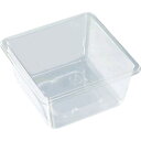 【あす楽対応・送料無料】TRUSCO PET製超耐寒小型容器 65X65X35mm 透明 100枚(4)