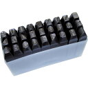 【あす楽対応・送料無料】TRUSCO 逆英字刻印セット 10mm