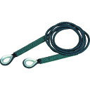 【あす楽対応・送料無料】TRUSCO セフティパワーロープ 両端シンブル入 9mmX5m