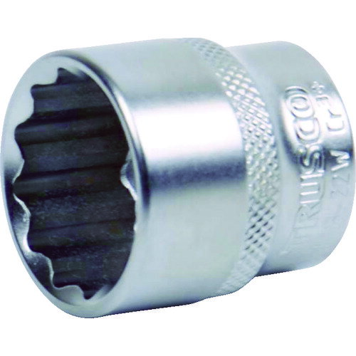 【あす楽対応・送料無料】TRUSCO　ソケット（12角）　差込角9．5　対辺22mm
