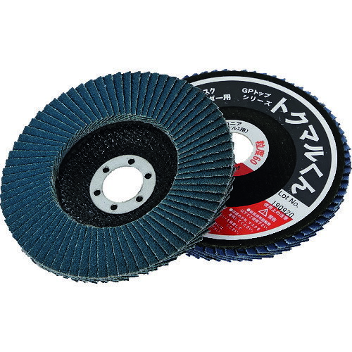 TRUSCO　GPトップトクマルくん　ジルコニア　Φ100　10枚入　60＃JAN：4989999228663メーカー：トラスコ中山（株） / ブランド：TRUSCO / 原産国：日本特長●GPトップ［［R上］］のエコノミータイプです。●ジ...