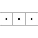 【あす楽対応・送料無料】TRUSCO アルファベットステッカー 30×30 点 白地/黒文字 3枚入