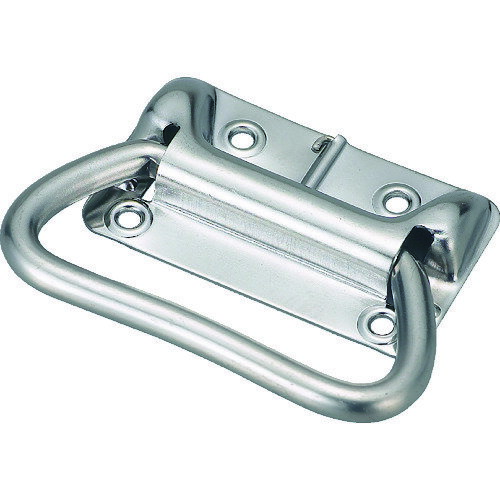 【あす楽対応・送料無料】TRUSCO　スプリング付トランク取手　ステンレス製　85mm