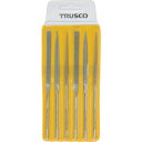 【あす楽対応・送料無料】TRUSCO ダイヤモンドニードルヤスリ 平・半丸・丸 6本組セット