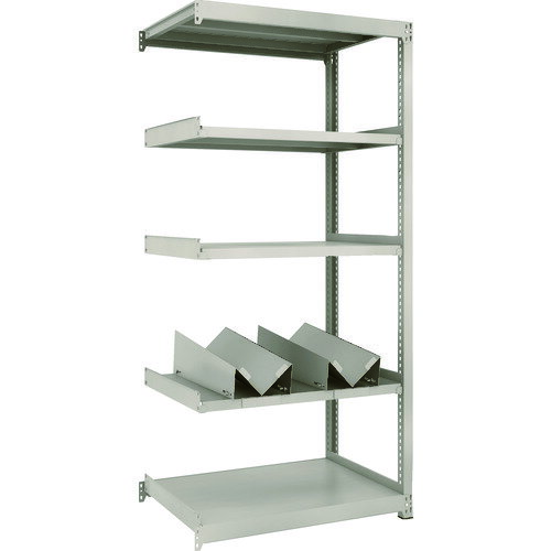 【あす楽対応・送料無料】TRUSCO　M2型軽中量棚　860X600XH1800　缶受X2付　連結